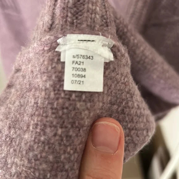 NWOT Purple LOFT the modern poncho - Picture 6 of 8